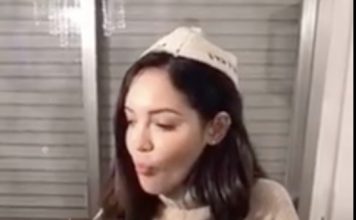 Quand Nabilla kiffe le vin du Kiddouch