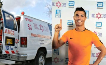 Cristiano Ronaldo appelle les israéliens à donner de leur sang