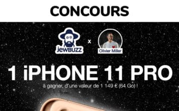 CONCOURS : 1 iPHONE 11 PRO à gagner !