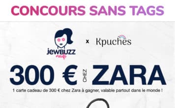 CONCOURS : 300 € chez ZARA à gagner !
